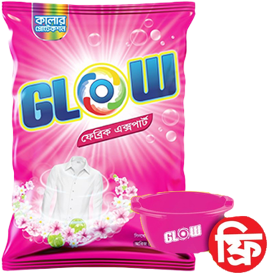 AKIJ Glow Detergent Powder 2 Kg (15 Liter Bowl Free) image