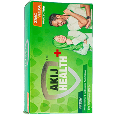 AKIJ Health Plus Soap Fresh 100 Gm Box Packet image