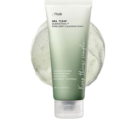 ANUA Heartleaf Quercetinol Pore Deep Cleansing Foam 150 ml image