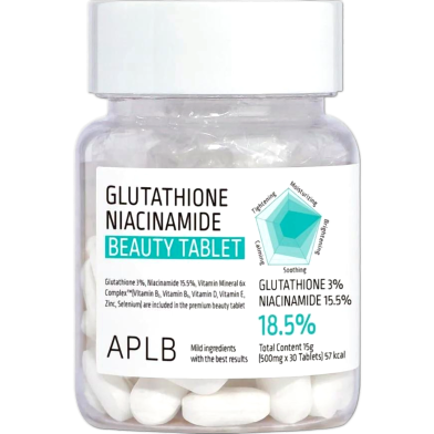 APLB Glutathione Niacinamide Beauty Tablet 500mg x 30 Tablets image