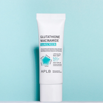 APLB Glutathione Niacinamide Sunscreen SPF50 Plus PA Plus 40ml : APLB