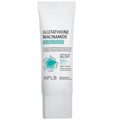 APLB Glutathione Niacinamide Sunscreen SPF50 Plus PA Plus 40ml image