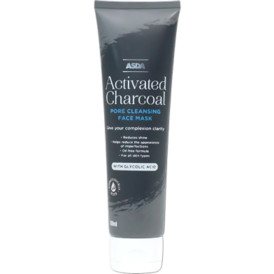 ASDA Activated Charcoal Pore Cleansing Face Mask – 100ml image