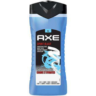 AXE Sport Blast 10X Body Hair Face Wash 400 ml image