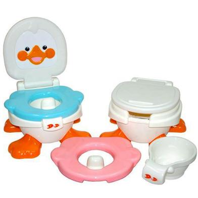 A B Baby CLOSESTOOL Potty - 6810 Yellow,Blue image