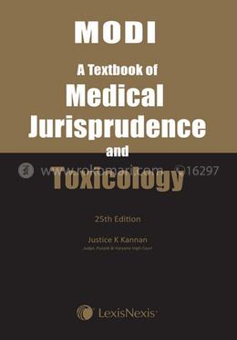 A Textbook Of Medical Jurisprudence And Toxicology
