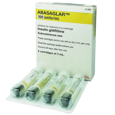 Abasaglar Cartridge 100 IU/ml Cartridge 3 ml cartridge image