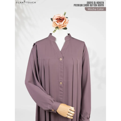 Glam Touch Abaya Al Haneen-Premium Show Button Abaya image