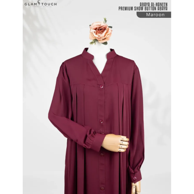 Glam Touch Abaya Al Haneen-Premium Show Button Abaya image