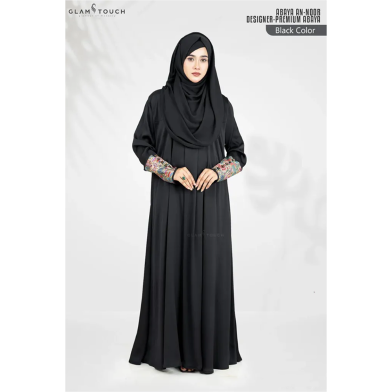 Glam Touch Abaya An-Noor Designer Premium Abaya Burqa image