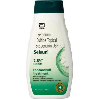 Abbott Selsun 2.5 Strength For Dandruff Treatment 120ml image
