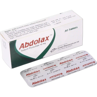 Abdolax 10 mg Tablet 10's Strip image