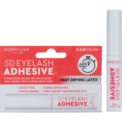 Absolute New York 5D Eyelash Glue Adhesive With Brush - EGLA06 Clear image