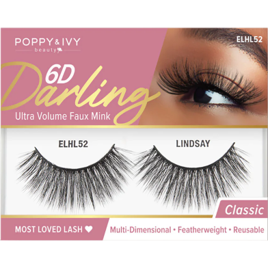 Absolute New York 6D Darling Ultra Volume Faux Mink Eye Lashes - ELHL18 Sophia image