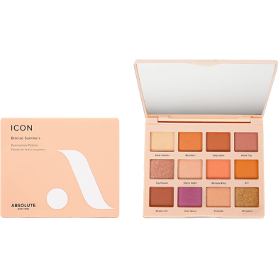 Absolute New York Icon Eyeshadow Palette - MEPE01 Bronze Summers image