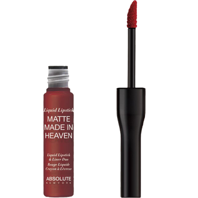 Absolute New York Matte Made In Heaven Liquid Lipstick and Liner Duo - MLIH06 - Bitten image