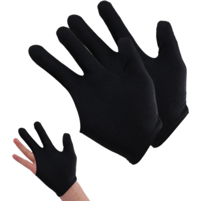 Absorbent Billiard Gloves Three Fingers Spandex Cue Sport Glove Billiard Cue Shooter Glove 1 Pcs image
