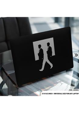 DDecorator Abstract Art B/W Laptop Sticker image