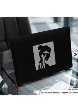DDecorator Abstract Art B/W Laptop Sticker image