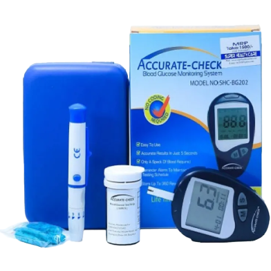 Accurate Check SHC BG202 Blood Glucose Monitoring Diabetes Machine image