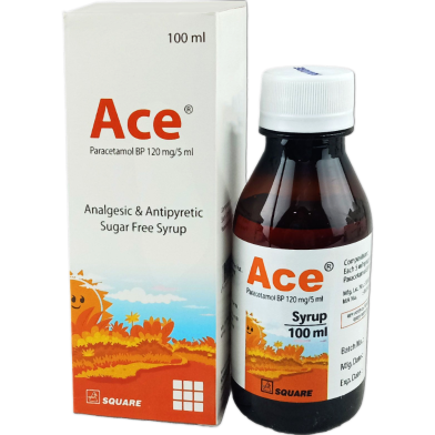 Ace Mango Flavour 60 Ml Syrup 60 Ml Bottle image