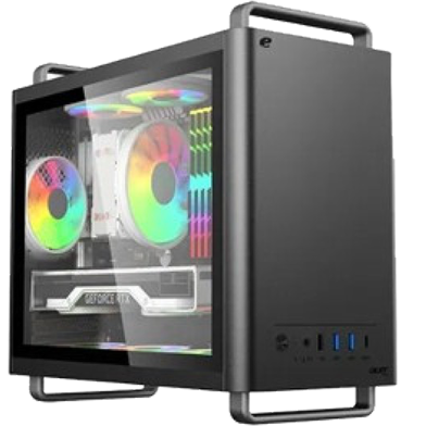 Acer Gadget U320BG Black Micro Atx Business Case image