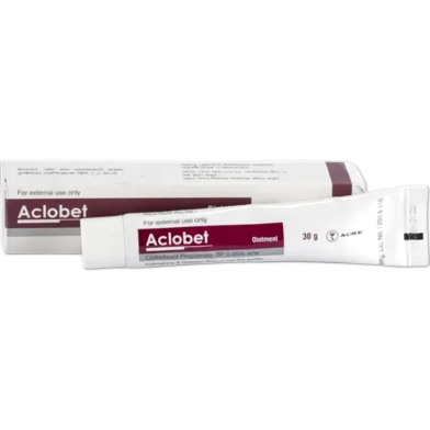 Aclobet 0.05 percentage Ointment 30 Gm Tube image