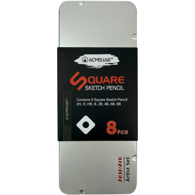 Acmeliae 43003 Drawing Pencils Square Shape 8Pcs image
