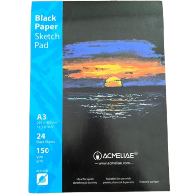Acmeliae (43871) Sketch Pad for Black Paper (A3, 297*420mm) image