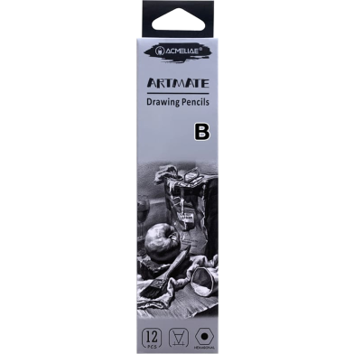 Acmeliae (8000-B) Drawing Pencil (12 pcs Paper Box) image