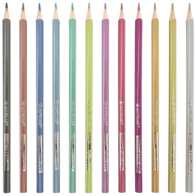 Acmeliae Metallic Artmate Color Pencil 43721 -(12 Pcs Box) image