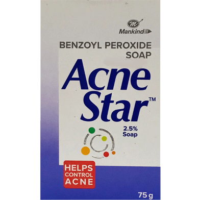 Acnestar 2.5Percent Benzoyl Peroxide Soap 75 gm image