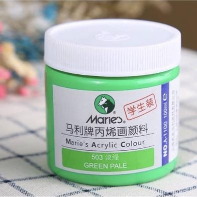 Acrylic Colour Green Pale- 100ml image