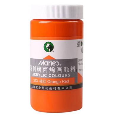 Acrylic Colour Orange Red- 300ml image
