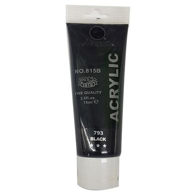 Acrylic Colour Paint Black- 75ml image