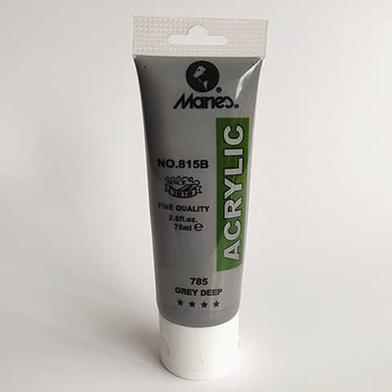 Acrylic Colour Paint Grey Deep- 75ml image