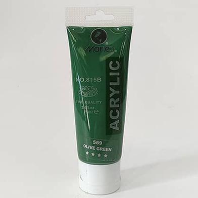 Acrylic Colour Paint Olive Green- 75ml image