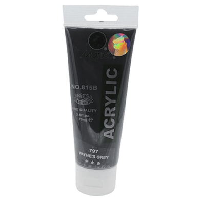 Acrylic Colour Paint Paynes Grey- 75ml image