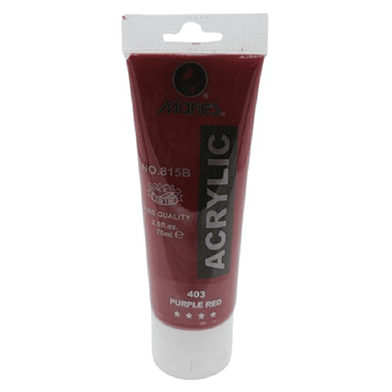 Acrylic Colour Paint Purple Red- 75ml image