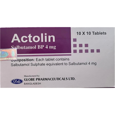 Actolin 4 mg - 10's Strip Tablet image
