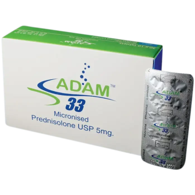 Adam 33 Plus 5mg Tablet 10's Strip image
