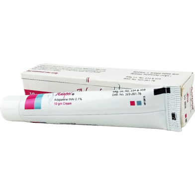 Adapel 0.1 Percent Cream 10 gm Tube image