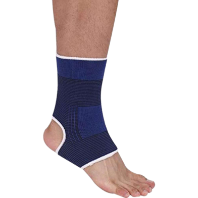 Adjustable Ankle Support Brace Cap Wrap Pad for Men and Women for Pain Relief - 1 Pcs (Any Colour) image