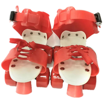 Adjustable Roller Skating Shoes Front Brakes Kids Skates image