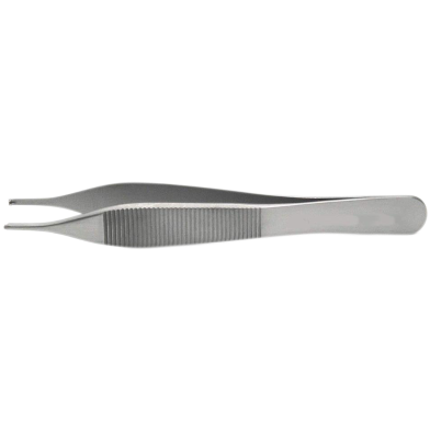 Adson Tissue Forceps 5 inch 1X 2 Rat Tooth Forcep image