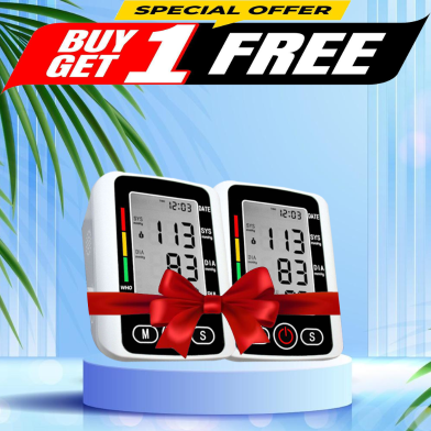 Advanced Digital Electronic Blood Pressure Machine ( Buy 1 Get 1 FREE) image