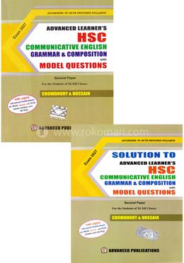 Advanced Learners HSC Communicative English Grammar and Composition 2nd Paper with Model Questions and Solution - Exam 2027 image