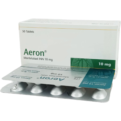 Aeron10 mg 10's Strip Tablet image