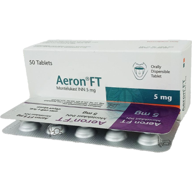 Aeron FT 5 mg 10's Strip Tablet image