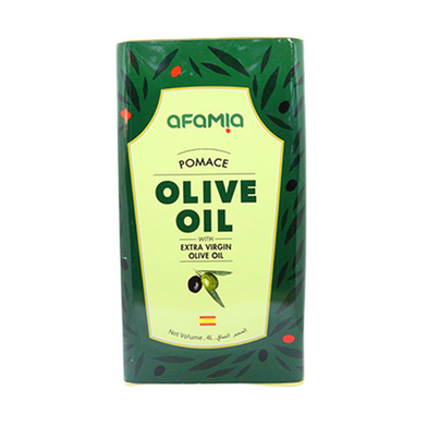 Afamia Pomace Extra Virgin Olive Oil Jar Tin 4Ltr image